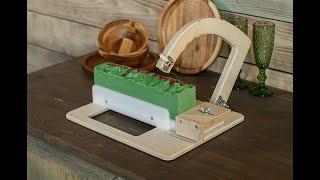 New single wire soap cutter 2021 by Woodskin Soap Equipment