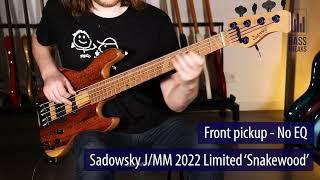 Sadowsky Metroline Limited 2022 Live Demo - BassFreaks.net