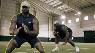 O-Line Drills with Tyron Smith to Improve Run Blocking, Footwork & Pass Pro!