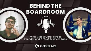  Rapid Fire Round with Mihaly Tordai, CEO of Business Lads | Geekflare Exclusive Interview!