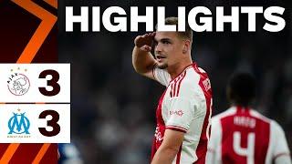 First game of the group stage!  | Highlights Ajax - Olympique Marseille | UEFA Europa League