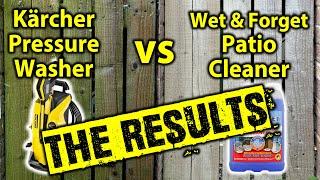 Pressure Washer vs Wet & Forget - The Results