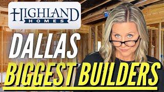 BIGGEST Home Builders in Dallas | Highland Homes Explained!