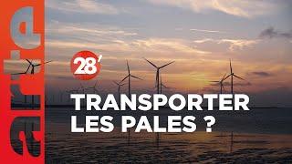 Intéressant : comment transporter les pales d’éoliennes ? - ARTE