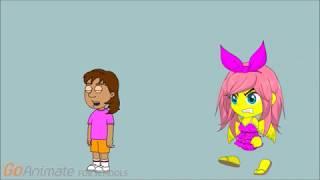 Fluttergirl bullies Dora and... doesn't get grounded (Role Reversal)