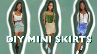 DIY MINI SKIRT | 3 skirts from 1 pattern!