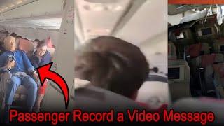 Passenger Records a Video Message || Fatal Jeju Air Crash In South Korea || South Korea Plane Crash