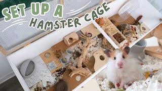 Set up a 6ft Hamster Cage with me! 