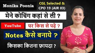 My Ssc Cgl Journey | Maine Coaching kha se li? YouTube Se Kis Teacher Se Pdha? Subject Wise Teachers