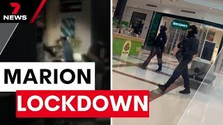 Westfield Marion locked down and evacuated as shoppers flee armed youths fighting | 7 News Australia