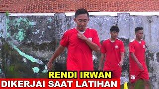 Detik-detik Rendi Irwan Dikerjai Saat Latihan di Stadion Jenggolo