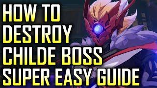 How to EASILY beat Childe Boss (Guide & Walkthrough) | Genshin Impact