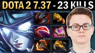 Phantom Assassin Gameplay Miracle with Satanic and 23 Kills - Kez Dota