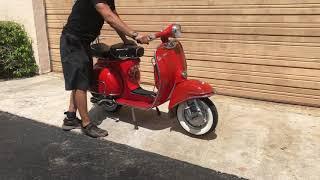 1963 Piaggio Vespa VBB 150 - Kick Start, Riding