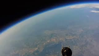 He sent his camera into space by balloon and the result was unexpected