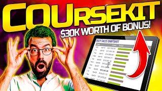 CourseKit Review - $30k Premium Bonuses  And Case Study With Demo Video‍