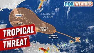 Atlantic Disturbance Could Become Tropical Depression or Storm and Track Toward Florida This Week