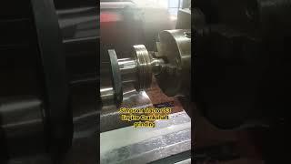 Simpson Tractor Engine Crankshaft grinding #simpsons #tractor #engine #crankshaft #machine