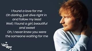 Ed Sheeran - Perfect (lyrics)