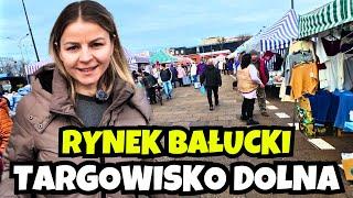 Kiszonki, Skarpetki, Garnki - Rynek Bałucki - Targowisko na Dolnej !!! - Czuć klimat lat 90 !!!