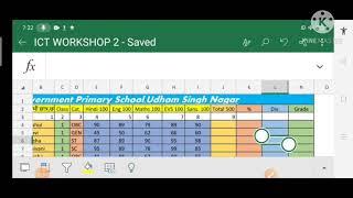 MS Excel Part-9 Addition & percentage (Shweta Dawar)