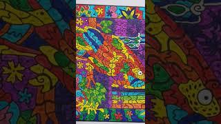 Color by number 2 hr  (Full video soon) #coloring #tropicalparrot #fyp