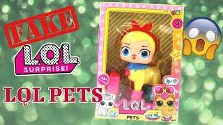 FAKE LOL LQL SURPRISE PETS! FUNNY or SCARY?