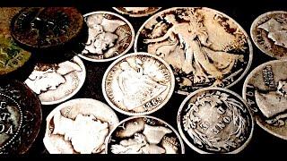 Metal Detecting LOADED HOUSE That's Never Been Searched Before! Epic Day of Old Coins