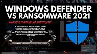 Windows Defender vs Ransomware