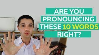 10 English words that are hard to pronounce