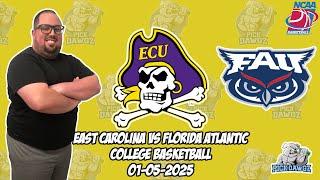 East Carolina vs Florida Atlantic 1/5/25 Free College Basketball Picks and Predictions | NCAAB Pick