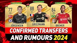 NEW CONFIRMED TRANSFERS & RUMOURS!  ft. GRIEZMANN, BREMER, JÖRGENSEN...etc