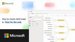 How to create mind maps in Microsoft Visio for the web