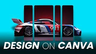 Make this Stunning Car Design using CANVA Pro | Canva Pro Tutorial | Canva Tutorial for Beginners