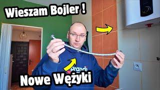 Kilka dni na minusie i woda zamarzła !!! - Wieszam bojler !!! - Czy wytrzyma na tych hakach ?