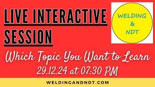 Join Our LIVE Interactive Session on the Topics You Want to Learn