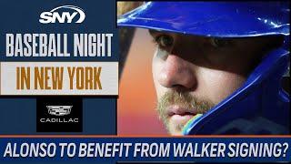 How does Pete Alonso's free agency change after Christian Walker signed with the Astros? | SNY