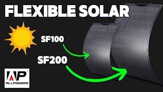 FLEXIBLE Solar Panels from AllPowers Tested! (SF100w and SF200w)