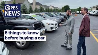 WATCH: 5 things to know before purchasing a car