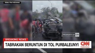 Tabrakan Beruntun di Tol Purbaleunyi