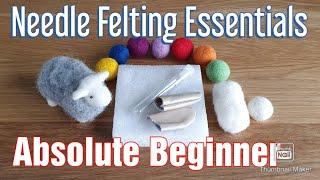 Needle Felting For Beginners Tutorial - Let Me Guide You Into The Wonderful World Of Felting!!