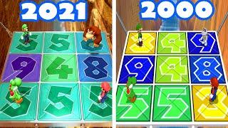 Mario Party Superstars vs Mario Party 7 - Luigi vs Donkey Kong vs Yoshi vs Mario (Compare Minigames)