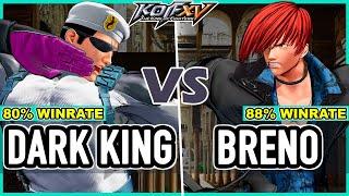 KOF XV  Dark King (Heidern/Yashiro/Clark) vs Breno Yagami (Iori/Ramón/K')