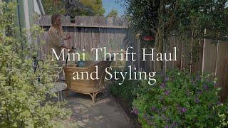 Thrift Haul & Styling (I finally found a second living room chair!!)