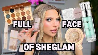 TESTING OUT SHEIN MAKEUP? FULL FACE OF SHEGLAM! #affordablemakeup