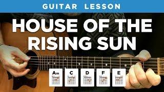  "House of the Rising Sun" guitar lesson w/ chords & tabs (The Animals)