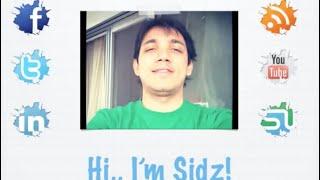 About Siddharth Rajsekar aka Sidz - Intro