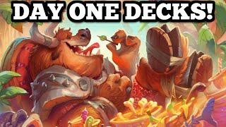 A DECK for EVERY CLASS to try DAY ONE in Perils in Paradise! | Hearthstone