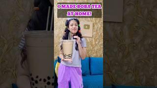 I MADE THE BEST BOBA TEA AT HOME! #shorts #youtubeshorts