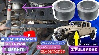 ¿Quieres dominar cualquier terreno con tu Jeep? ¡Guía rápida y fácil! Wrangler JK, JL, Gladiator JT